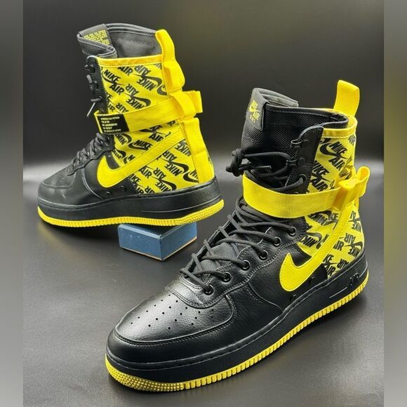 Nike SF Air Force 1 'Dynamic Yellow' - Picture 7 of 12